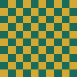 Teal & Gold — Checkerboard Generator