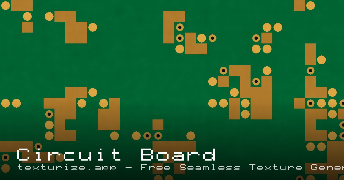 Free Circuit Board Texture Generator - PCB Patterns | Texturize