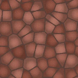 Brick Red Cobbles — Cobblestone Texture Generator