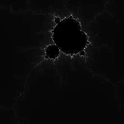 Monochrome Detail — Fractal Generator