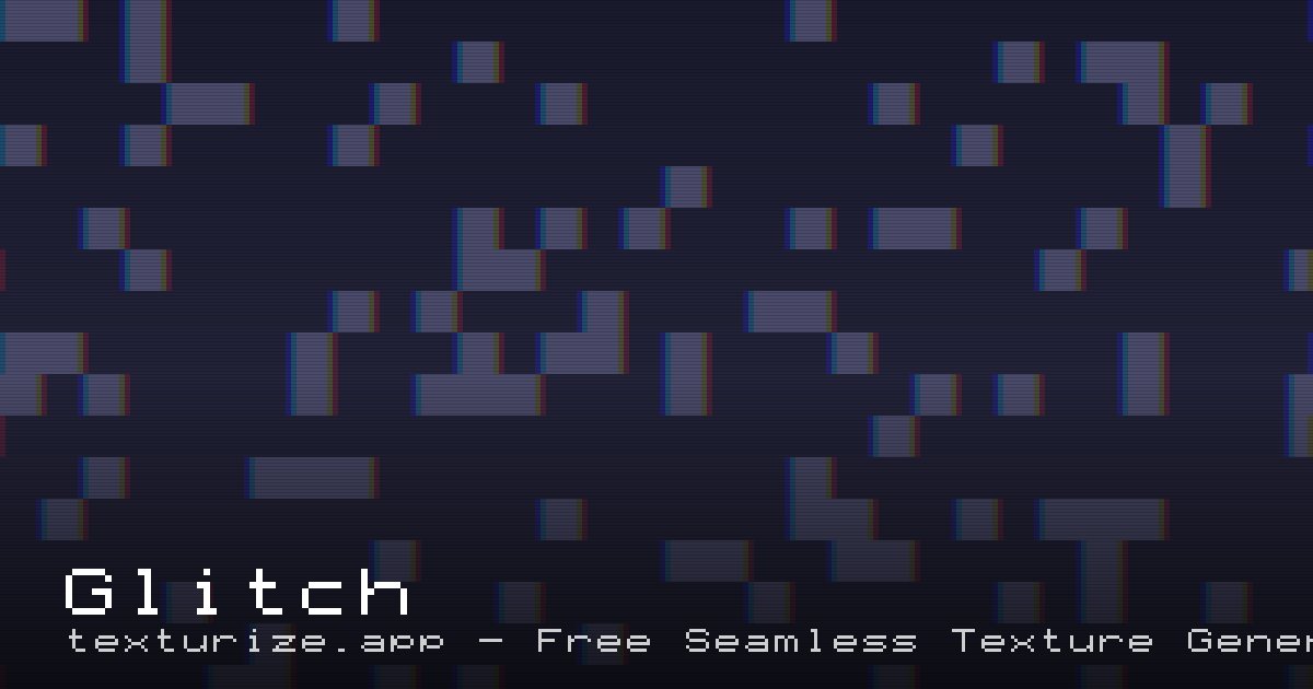 Free Glitch Texture Generator - Digital Corruption Patterns | Texturize