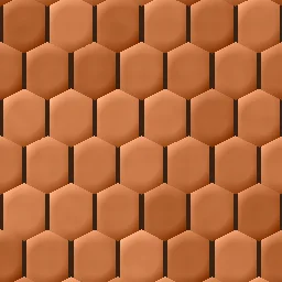 Rustic Terracotta — Hexagonal Pattern Generator