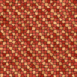 Aztec Gold — Mosaic Texture Generator