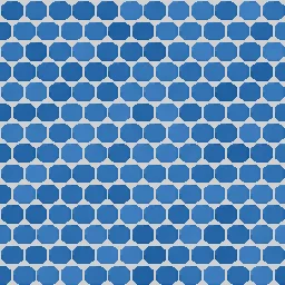 Blue Hex Mosaic — Tile & Mosaic Generator